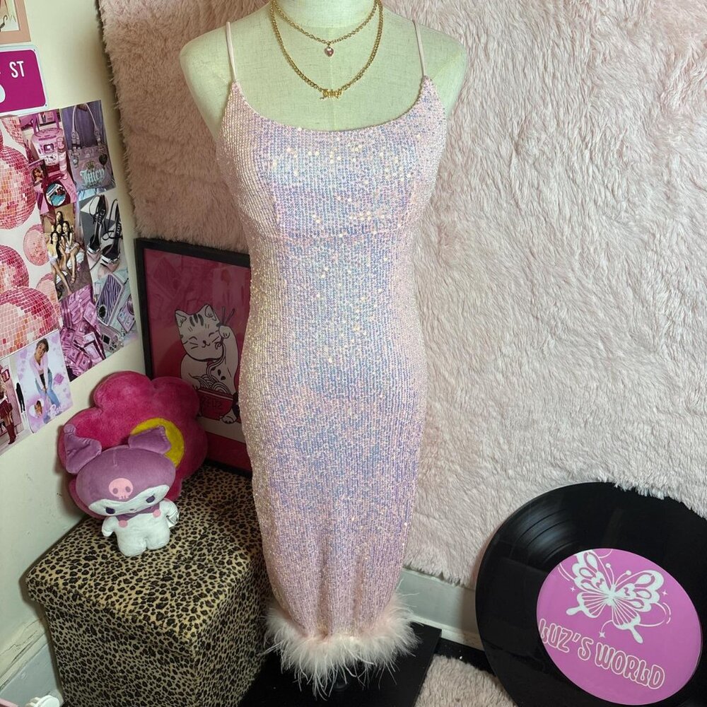 Windsor Pink sequin dress - Picture 5 of 5